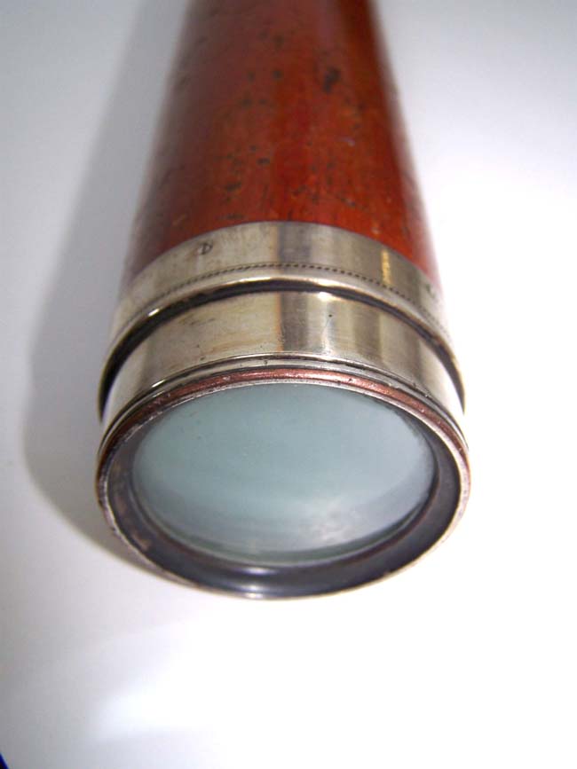 An Elegant Silver Mounted  Royal Navy Presentation Telescope signed WORTHINGTON & ALLAN circa 1825 — image 3